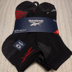 NWT Men's Reebok Quarter Cut Socks